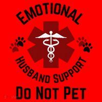 Sarcastic Funny Emotional Husband Support Do Not Pet Funny Santa Hat thumb 1