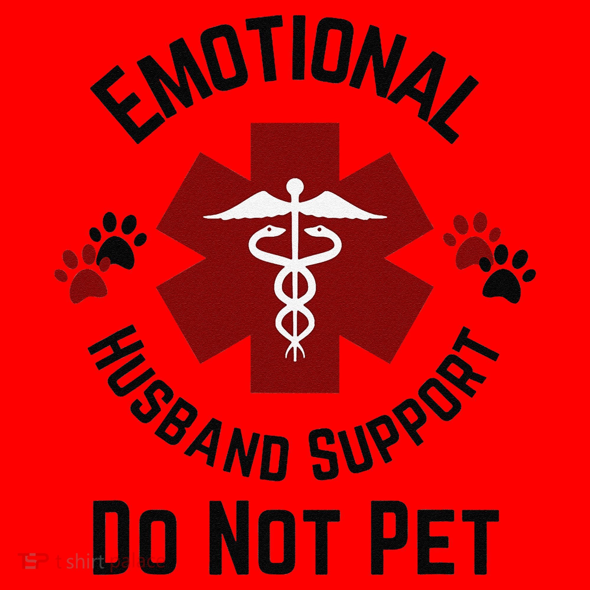 Sarcastic Funny Emotional Husband Support Do Not Pet Funny Santa Hat