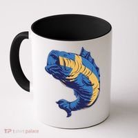 Swedish Flag Fish Coffee Mug thumb 0