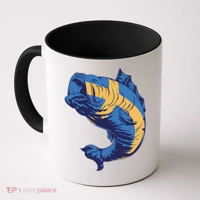 Swedish Flag Fish Coffee Mug