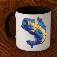 Swedish Flag Fish Coffee Mug thumb 2