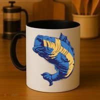 Swedish Flag Fish Coffee Mug thumb 4