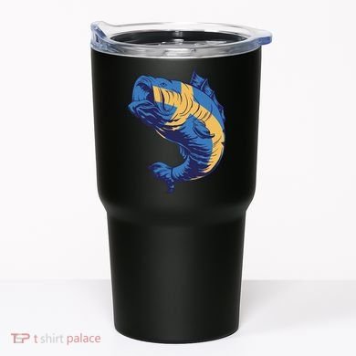 Swedish Flag Fish Tumbler