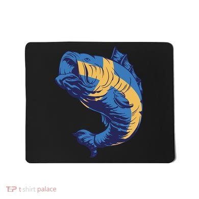 Swedish Flag Fish Mousepad