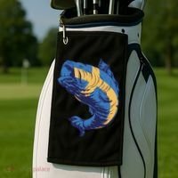 Swedish Flag Fish Golf Towel thumb 2