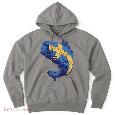 Swedish Flag Fish Hoodie