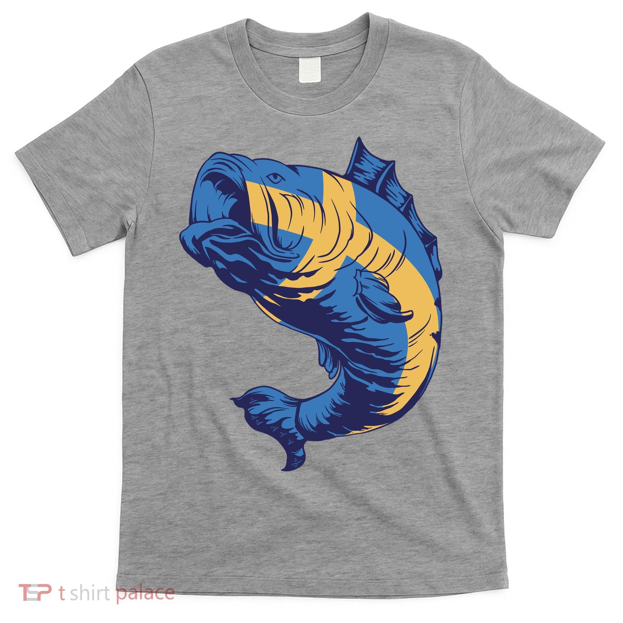 Swedish Flag Fish T-Shirt