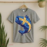 Swedish Flag Fish T-Shirt thumb 2