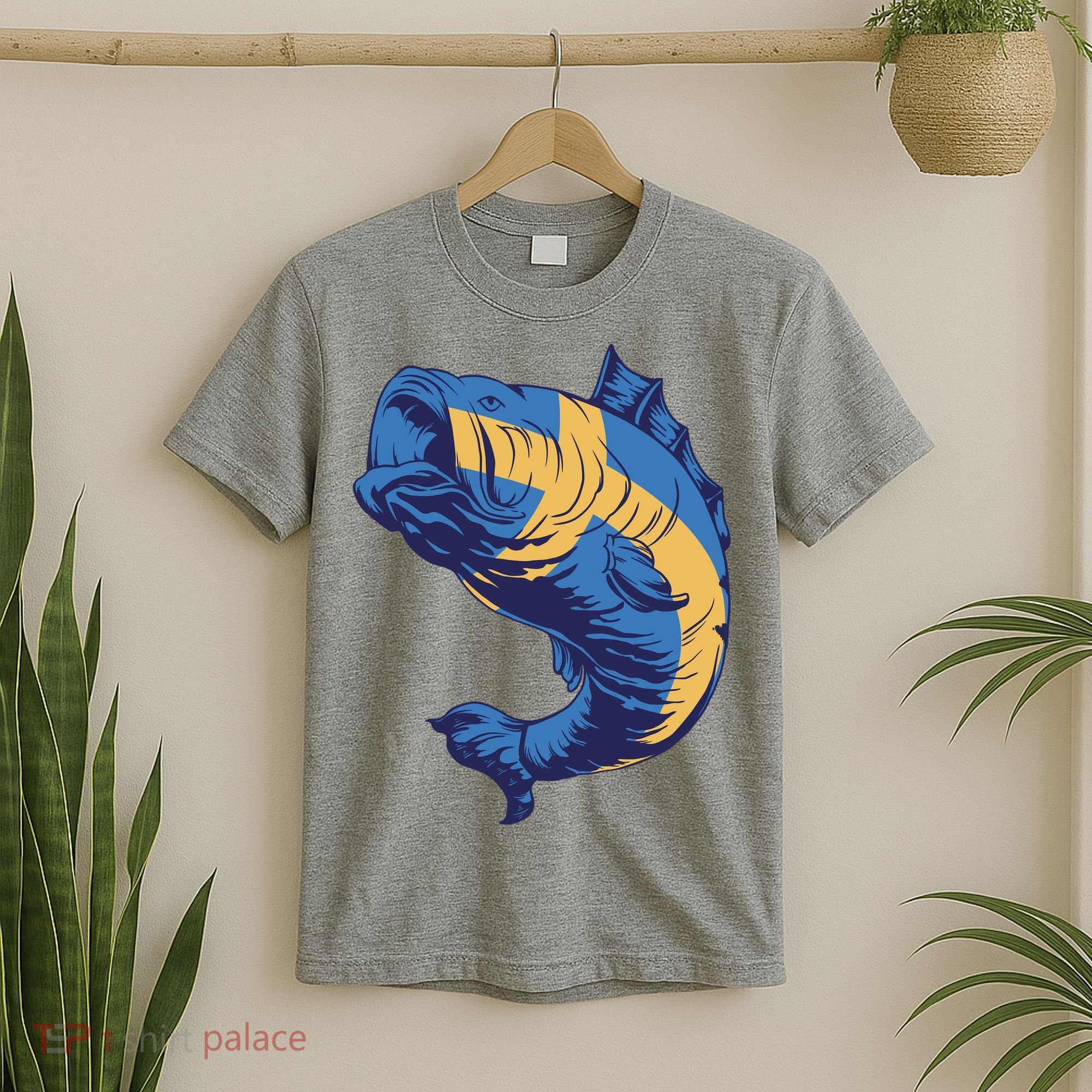 Swedish Flag Fish T-Shirt