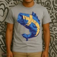 Swedish Flag Fish T-Shirt thumb 3