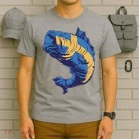 Swedish Flag Fish T-Shirt thumb 6