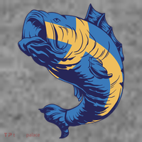 Swedish Flag Fish Women's Hoodie thumb 2