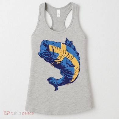 Swedish Flag Fish Women's Tank Top