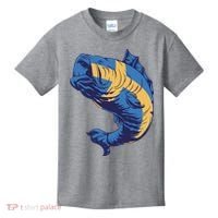 Swedish Flag Fish Kids T-Shirt thumb 0