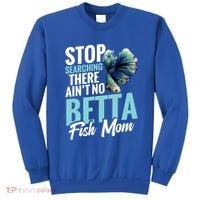 Siamese Fighting Fish Mom Mothers Day Freshwater Betta Fish Gift Sweatshirt thumb 0