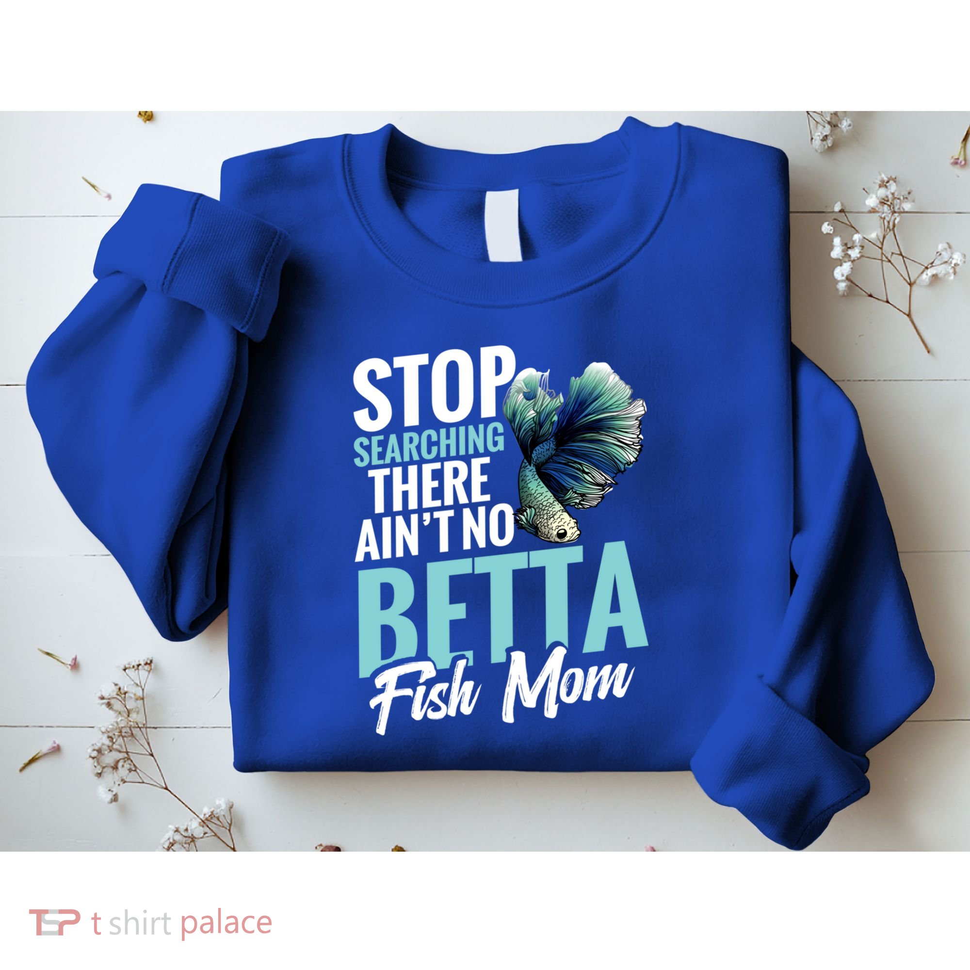 Siamese Fighting Fish Mom Mothers Day Freshwater Betta Fish Gift Sweatshirt