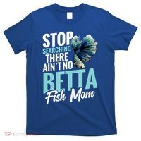 Siamese Fighting Fish Mom Mothers Day Freshwater Betta Fish Gift T-Shirt thumb 0