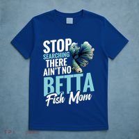 Siamese Fighting Fish Mom Mothers Day Freshwater Betta Fish Gift T-Shirt thumb 5