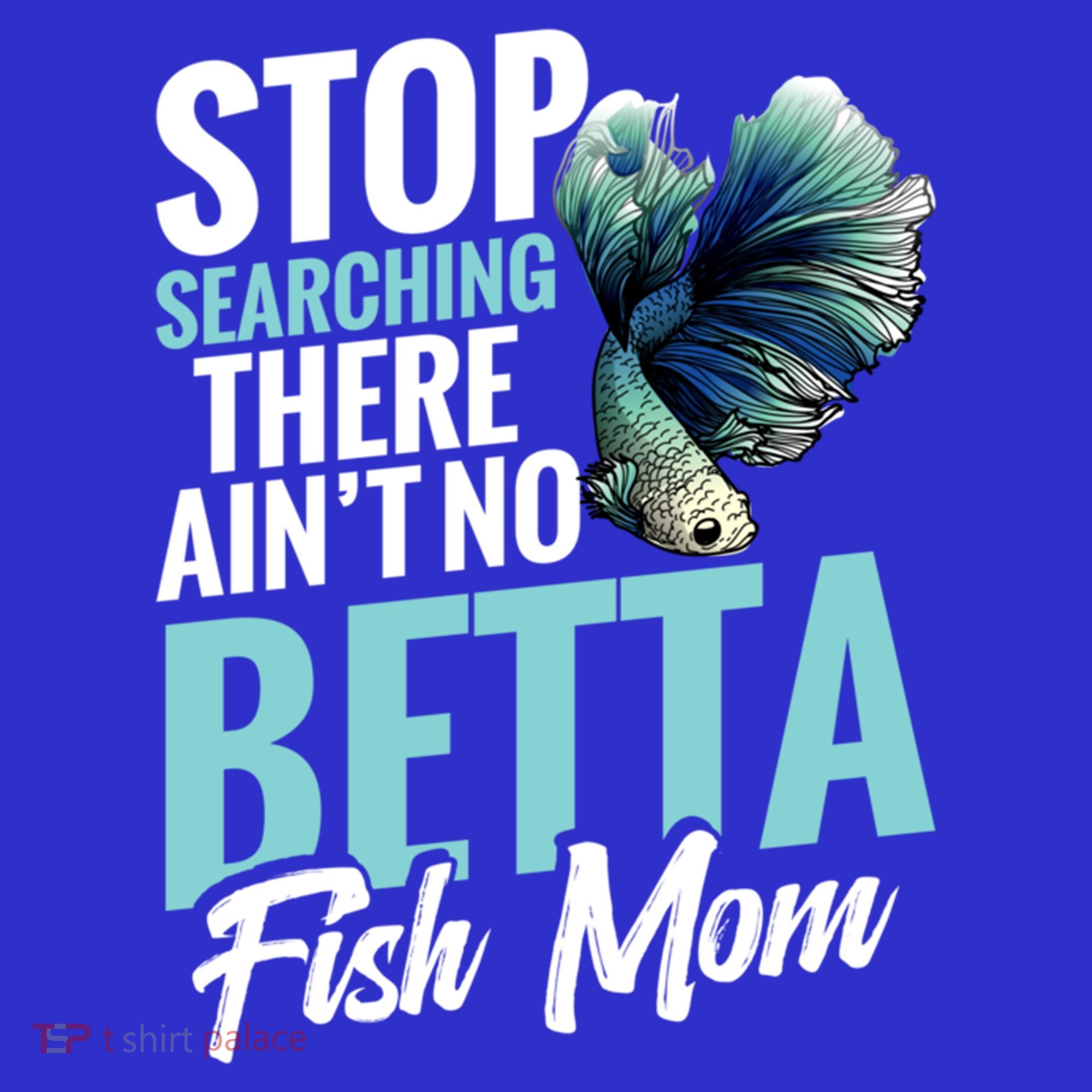 Siamese Fighting Fish Mom Mothers Day Freshwater Betta Fish Gift T-Shirt