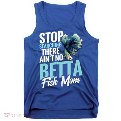 Siamese Fighting Fish Mom Mothers Day Freshwater Betta Fish Gift Tank Top