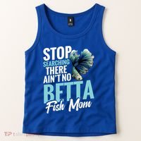 Siamese Fighting Fish Mom Mothers Day Freshwater Betta Fish Gift Tank Top thumb 2