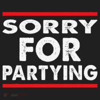 Sorry Funny For Partying Halloween Birthday Humor Beanie thumb 2
