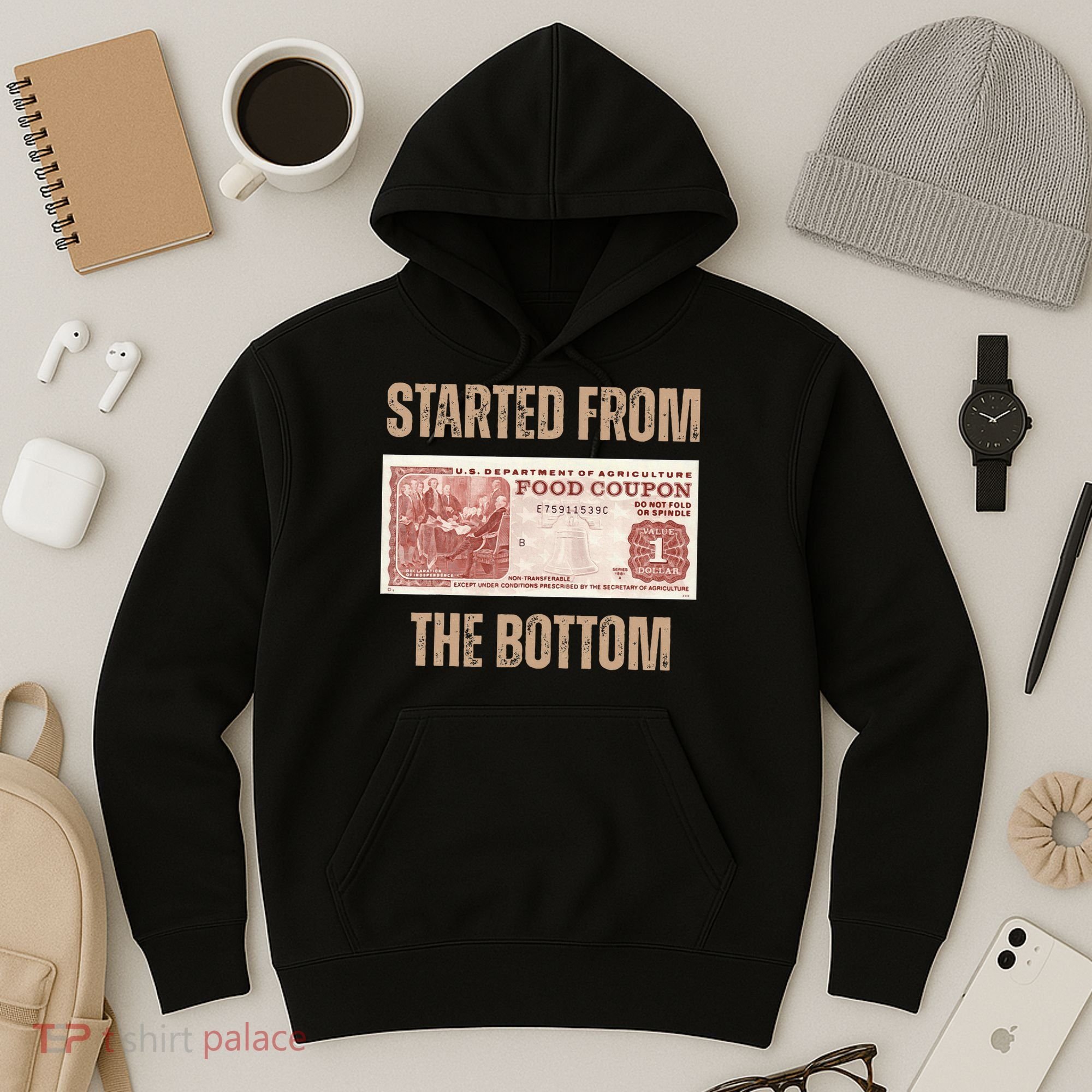 Started From Food Stamp Amounts In Each State The Bottom Hoodie