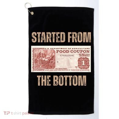 Started From Food Stamp Amounts In Each State The Bottom Golf Towel