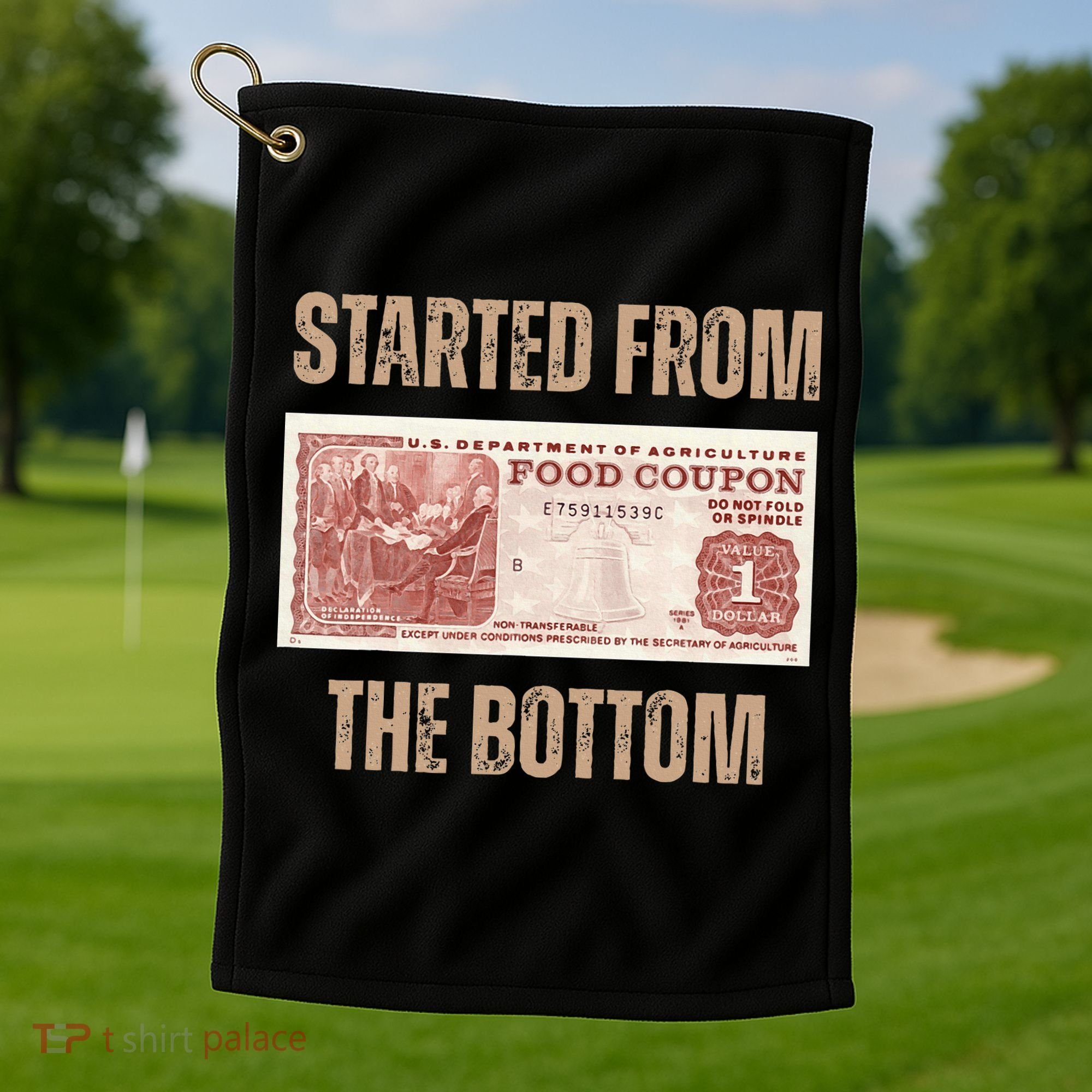 Started From Food Stamp Amounts In Each State The Bottom Golf Towel
