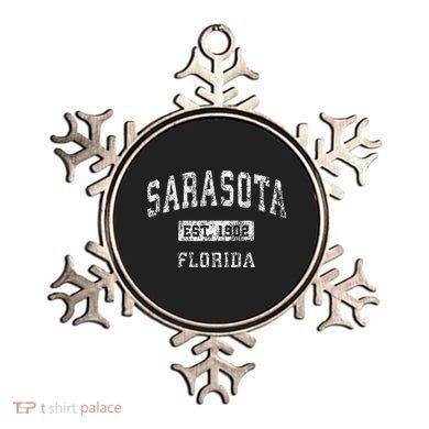 Sarasota Florida Fl Vintage Established Ornament