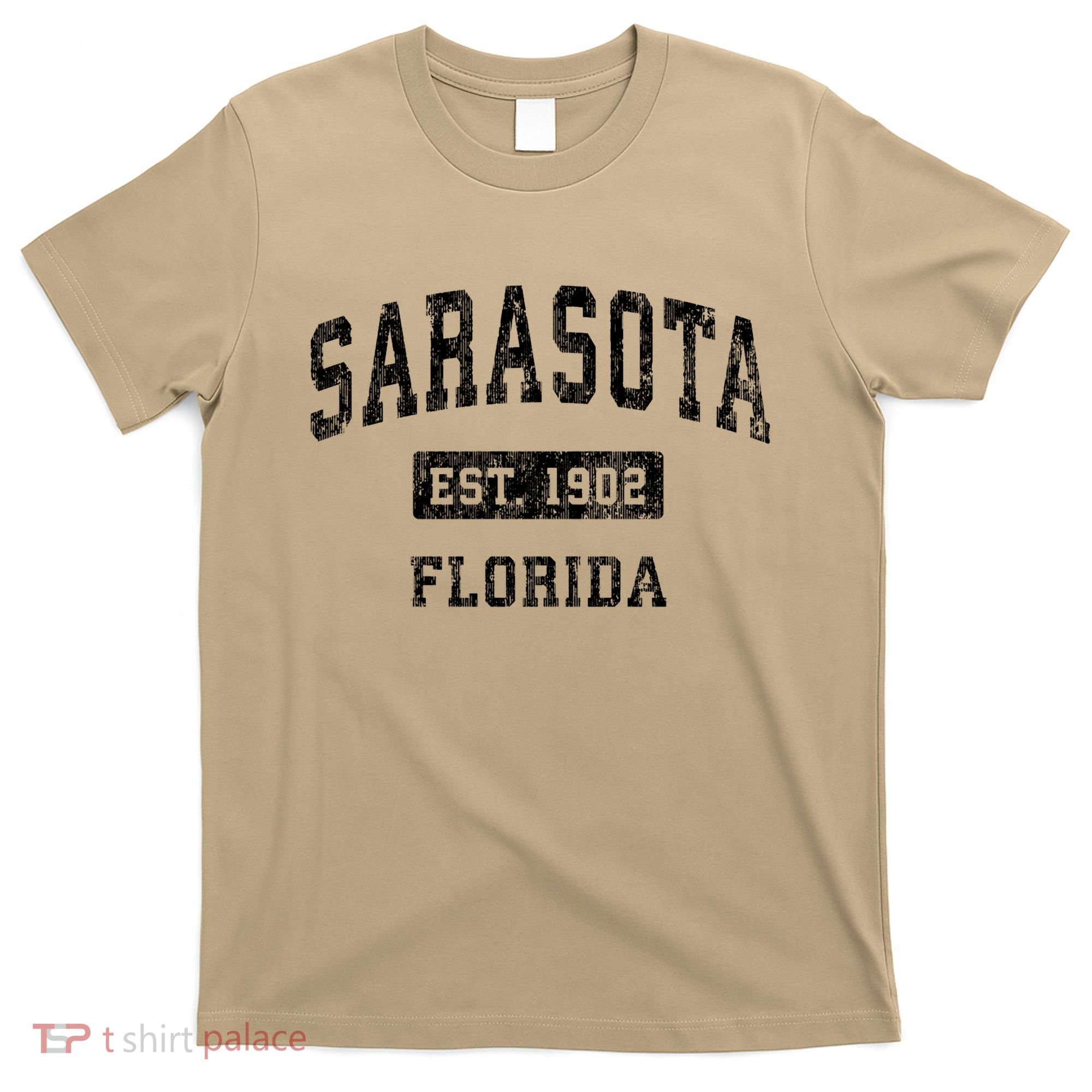 Sarasota Florida Fl Vintage Established T-Shirt