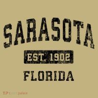 Sarasota Florida Fl Vintage Established T-Shirt thumb 7