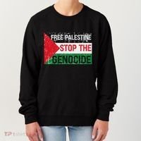 Supporting Freedom Free Palestine Stop The Genocide Women's Sweatshirt thumb 0