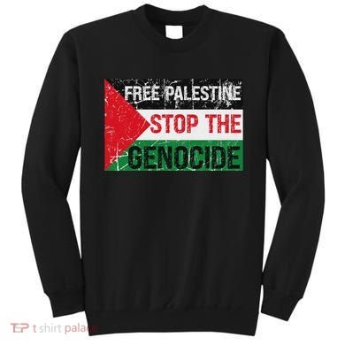 Supporting Freedom Free Palestine Stop The Genocide Sweatshirt