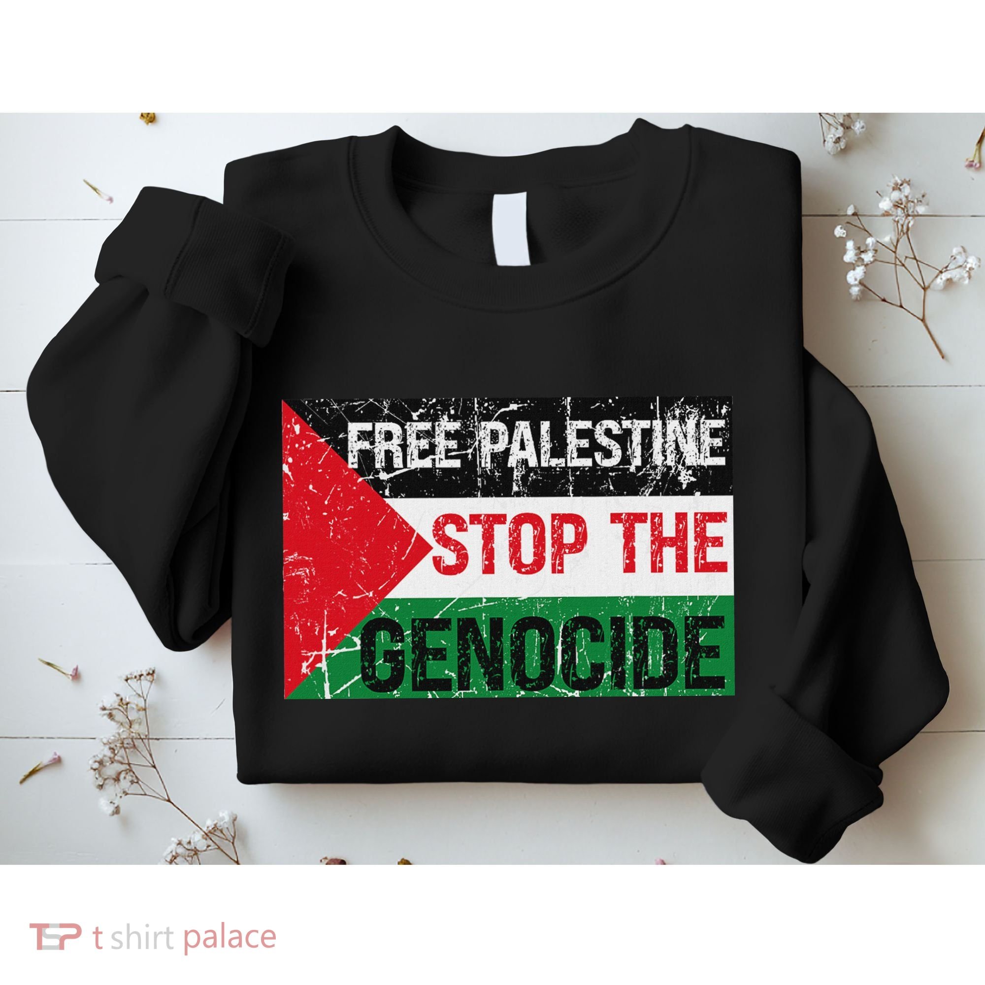 Supporting Freedom Free Palestine Stop The Genocide Sweatshirt