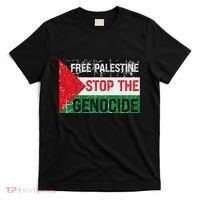 Supporting Freedom Free Palestine Stop The Genocide T-Shirt thumb 0