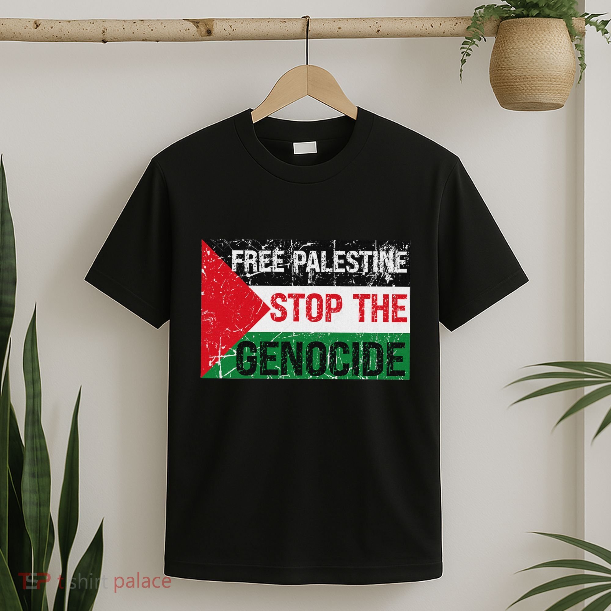 Supporting Freedom Free Palestine Stop The Genocide T-Shirt