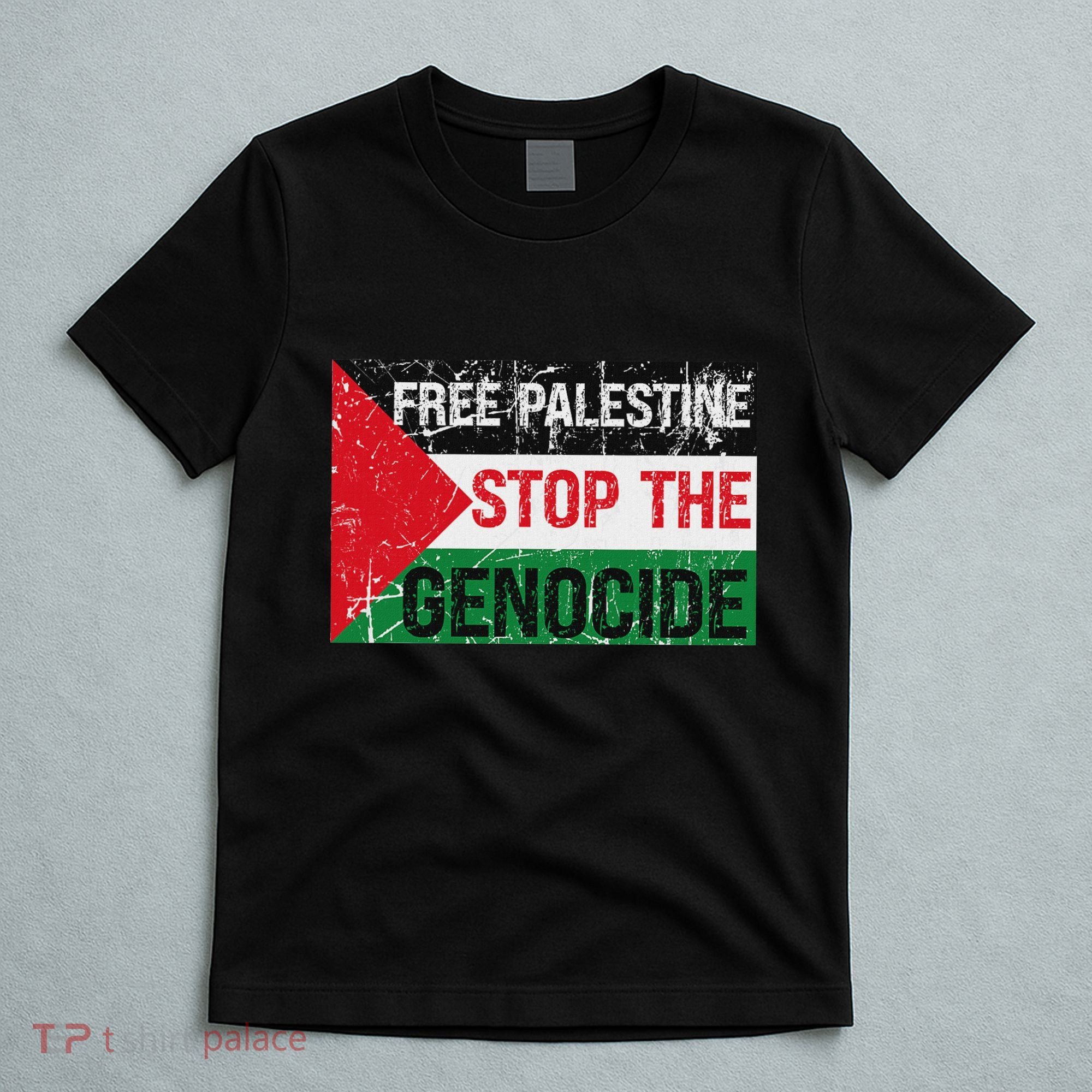 Supporting Freedom Free Palestine Stop The Genocide T-Shirt