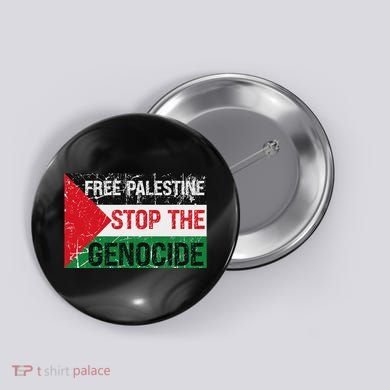 Supporting Freedom Free Palestine Stop The Genocide Button