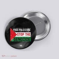 Supporting Freedom Free Palestine Stop The Genocide Button thumb 0