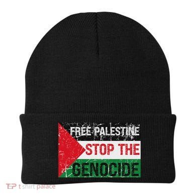Supporting Freedom Free Palestine Stop The Genocide Beanie
