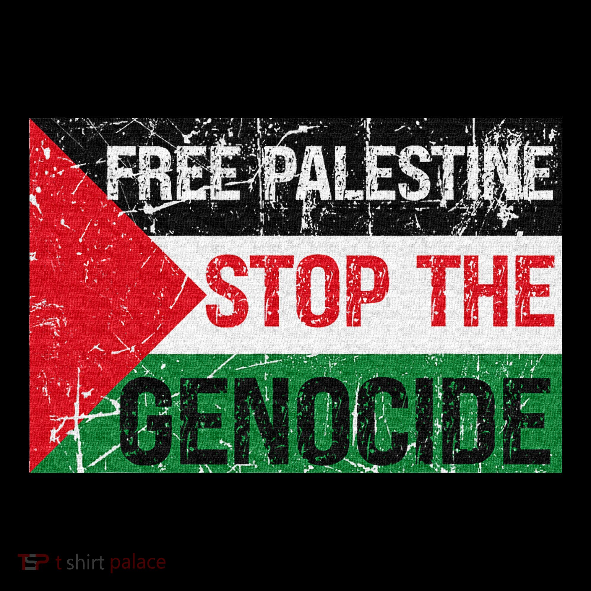 Supporting Freedom Free Palestine Stop The Genocide Ornament