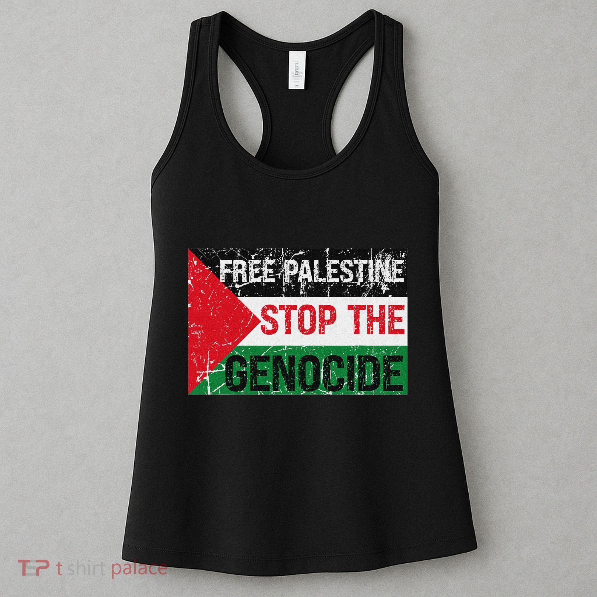Supporting Freedom Free Palestine Stop The Genocide Women's Tank Top