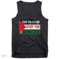 Supporting Freedom Free Palestine Stop The Genocide Tank Top thumb 0