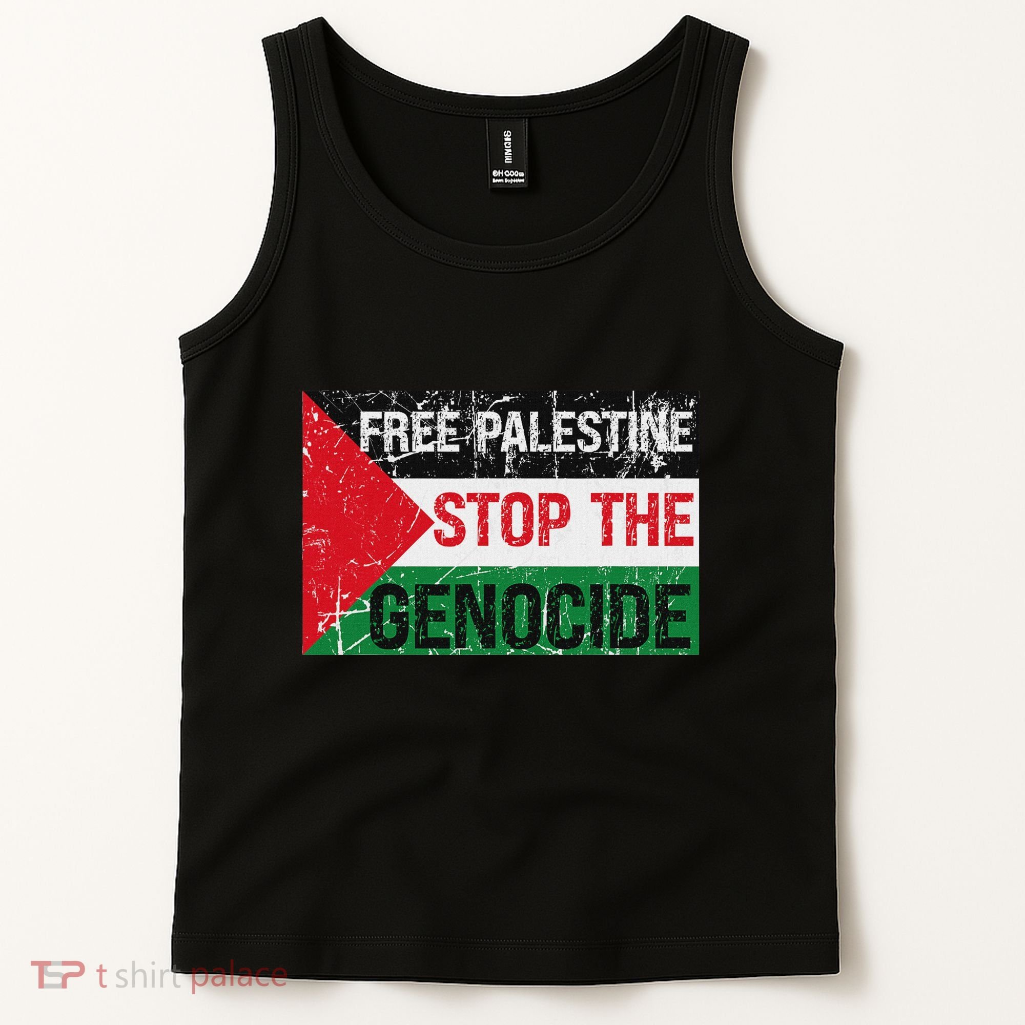Supporting Freedom Free Palestine Stop The Genocide Tank Top