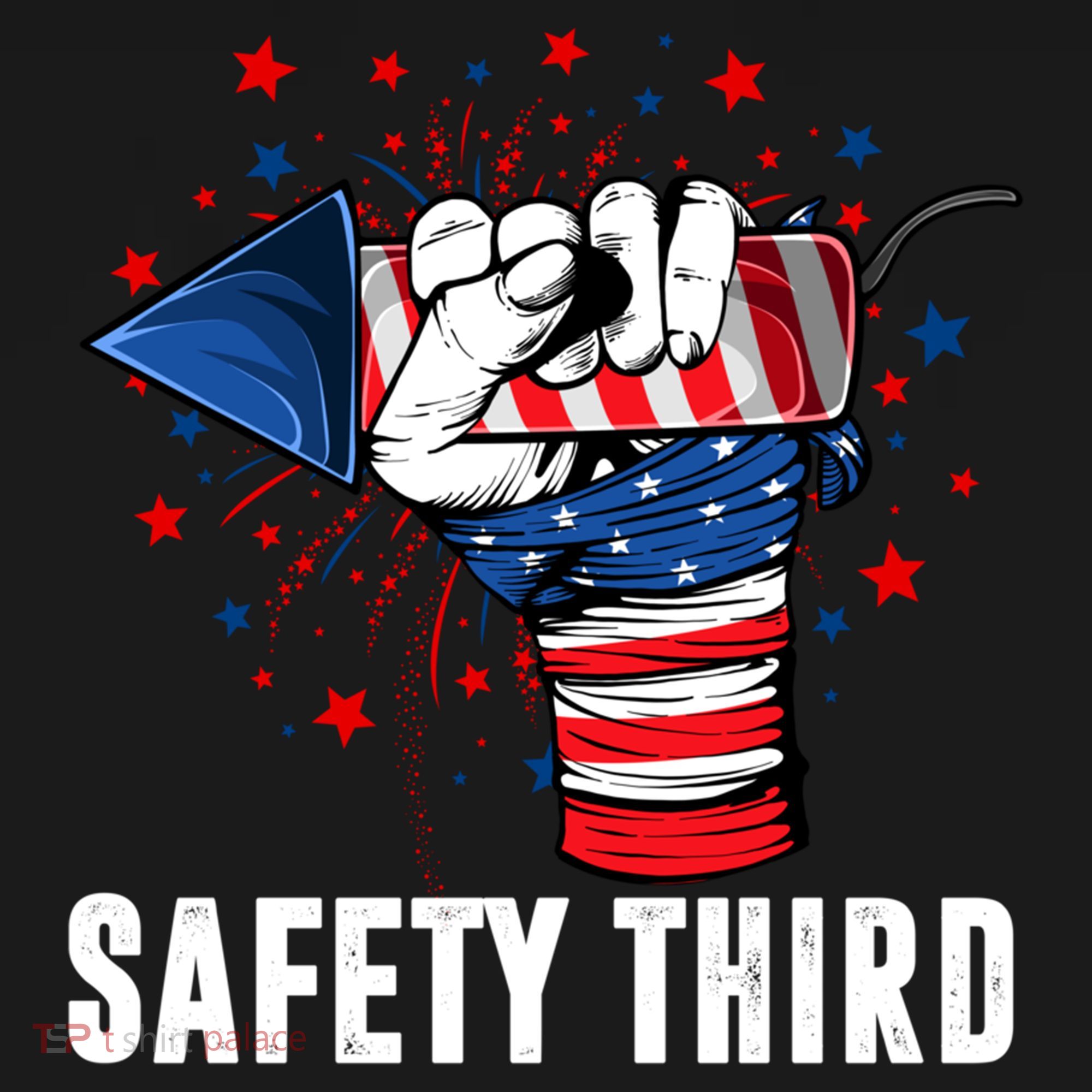 Sarcastic Fireworks Firecrackers 4th Of July Safety Third Gift Doggie Tank