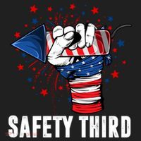 Sarcastic Fireworks Firecrackers 4th Of July Safety Third Gift Beanie thumb 2
