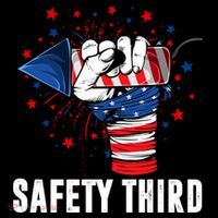 Sarcastic Fireworks Firecrackers 4th Of July Safety Third Gift Women's Hoodie thumb 2