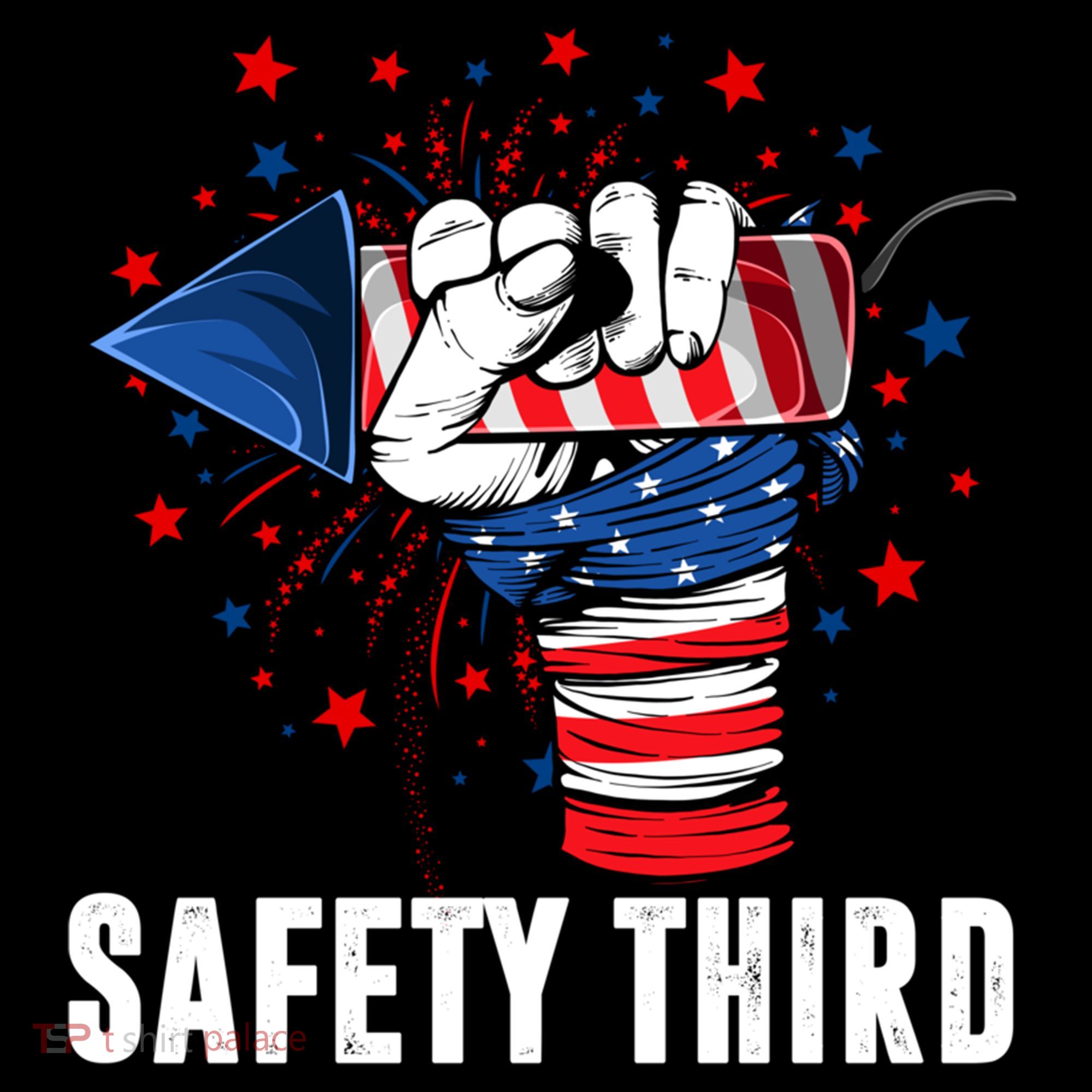 Sarcastic Fireworks Firecrackers 4th Of July Safety Third Gift Women's Hoodie
