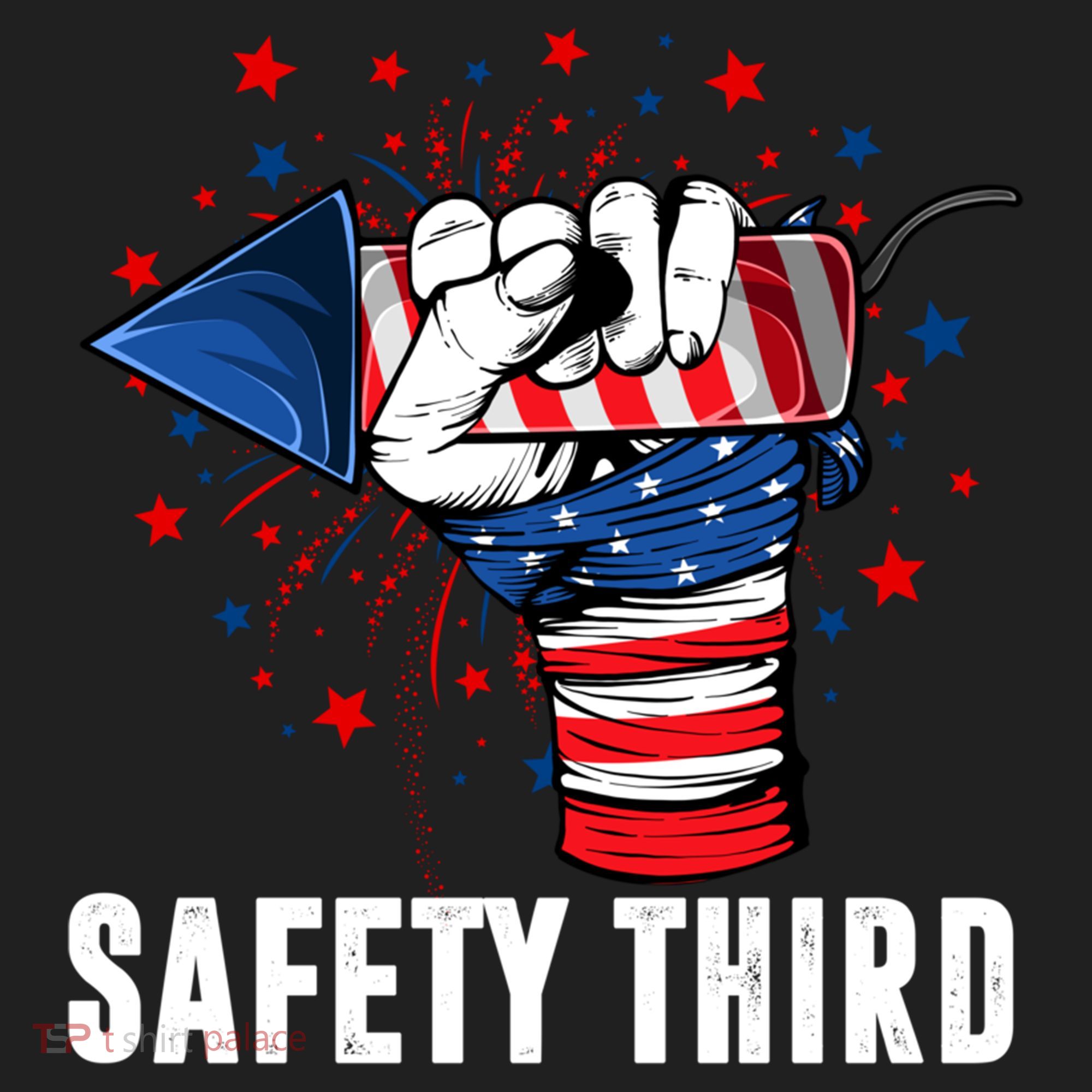 Sarcastic Fireworks Firecrackers 4th Of July Safety Third Gift Crop Fleece Hoodie